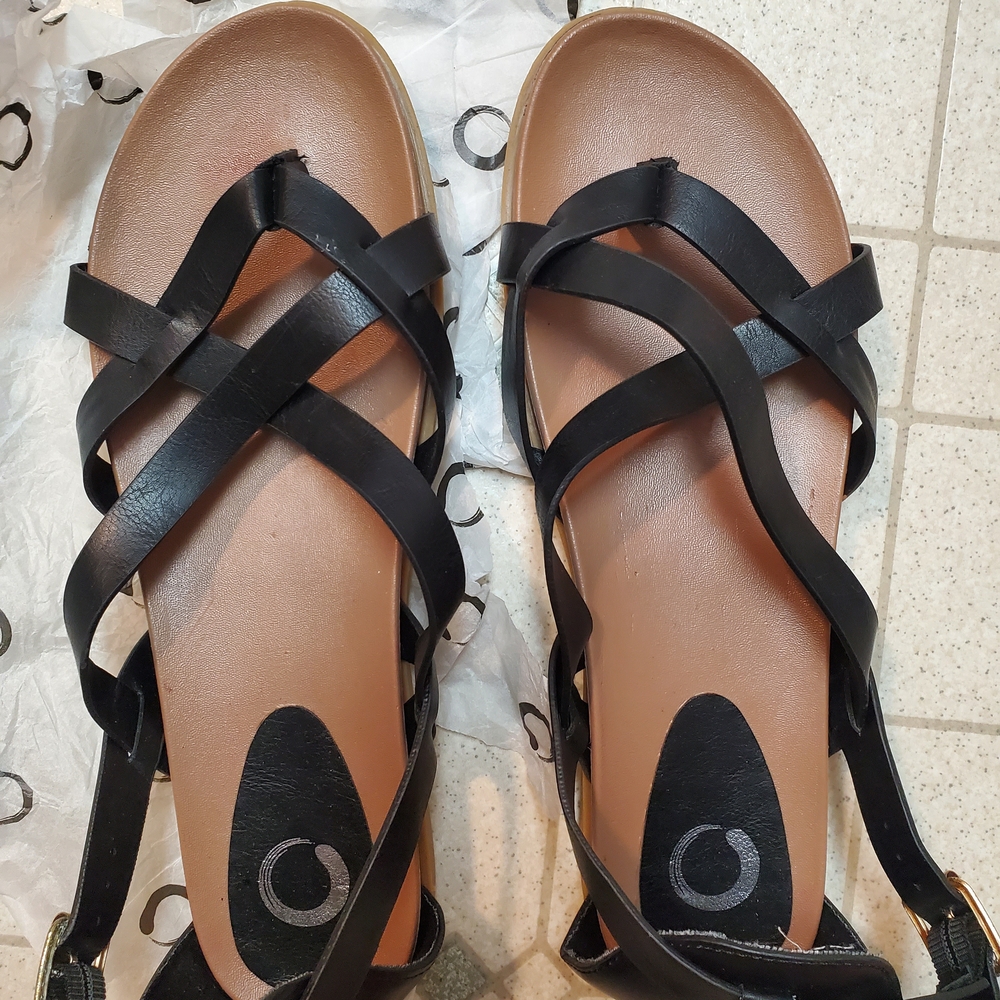 Black Strappy Sandals